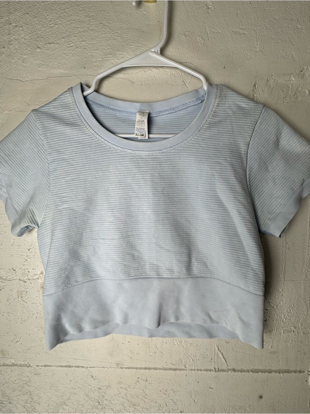 Aerie offline women’s sidewalk seamless cropped t-shirt Size Large Athletic